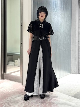 「HARE（ハレ）のアイテム（ベルト）」を使った、かのんさん（レディース・149cm）の夏コーディネート