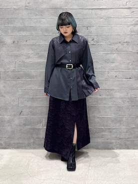 「アイテム（スカート）」を使った、かのんさん（レディース・149cm）の夏コーディネート