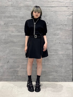 「ミニスカート」｜かのんさん（レディース・149cm・20代）の夏コーディネート