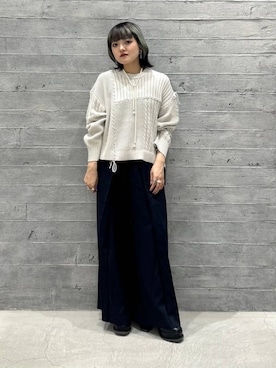 「HARE（ハレ）のアイテム（その他パンツ）」を使った、かのんさん（レディース・149cm・20代）の秋コーディネート