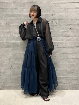 「HARE（ハレ）のアイテム」を使った、かのんさん（骨格ストレート・レディース・149cm）の夏コーディネート