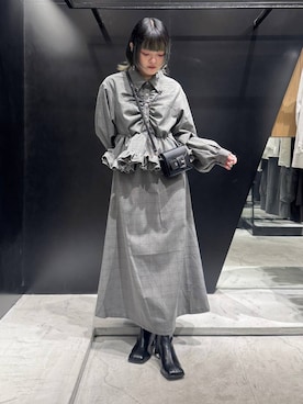 「HARE（ハレ）のアイテム（ワンピース/ドレス）」を使った、かのんさん（レディース・149cm）の秋コーディネート
