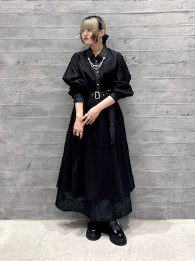「アイテム（ブローチ/コサージュ）」を使った、かのんさん（レディース・149cm）の夏コーディネート