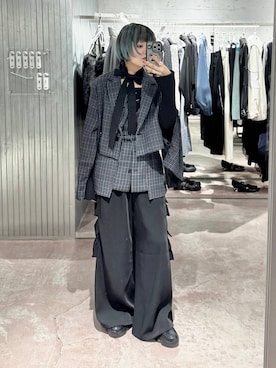 「HARE（ハレ）のアイテム（ジャケット/アウター）」を使った、かのんさん（レディース・149cm）の春コーディネート