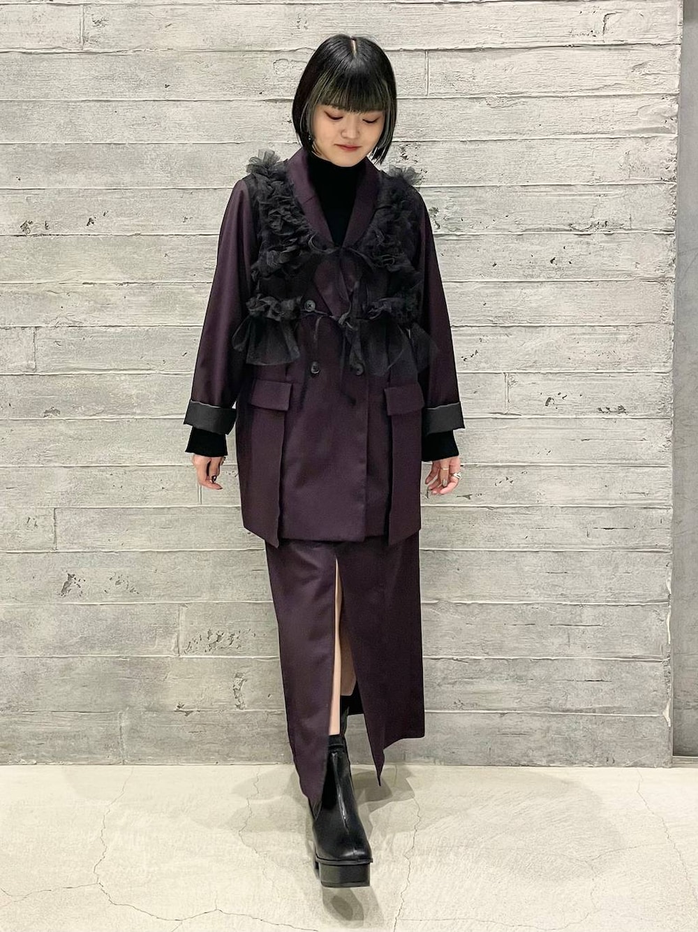 TRカットオフミドルジャケット(HARE)を使った人気ファッション