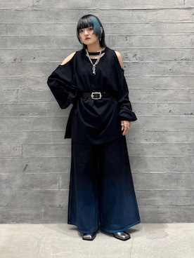 「アイテム（ネックレス）」を使った、かのんさん（レディース・149cm）の夏コーディネート