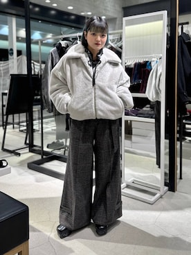 「HARE（ハレ）のアイテム（ブルゾン）」を使った、かのんさん（レディース・149cm）の秋コーディネート