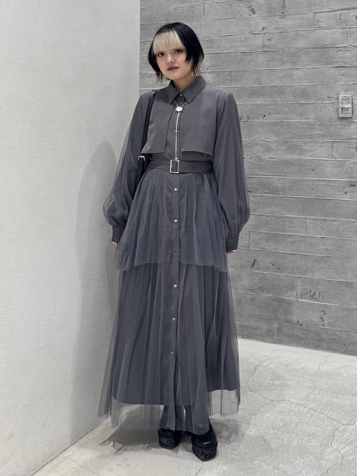 セール】【オケージョン/セレモニー/結婚式】シアープリーツティアード