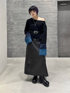 「アイテム（ムートンコート）」を使った、かのんさん（レディース・149cm・20代）の冬コーディネート