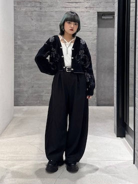 「HARE（ハレ）のアイテム（その他パンツ）」を使った、かのんさん（レディース・149cm・20代）の秋コーディネート