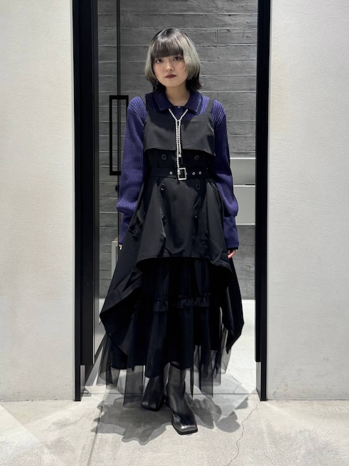 HARE ハレ　トレンチライクフリルキャミワンピース トレンチライクフリルキャミワンピース(HARE)（ワンピース）｜HARE