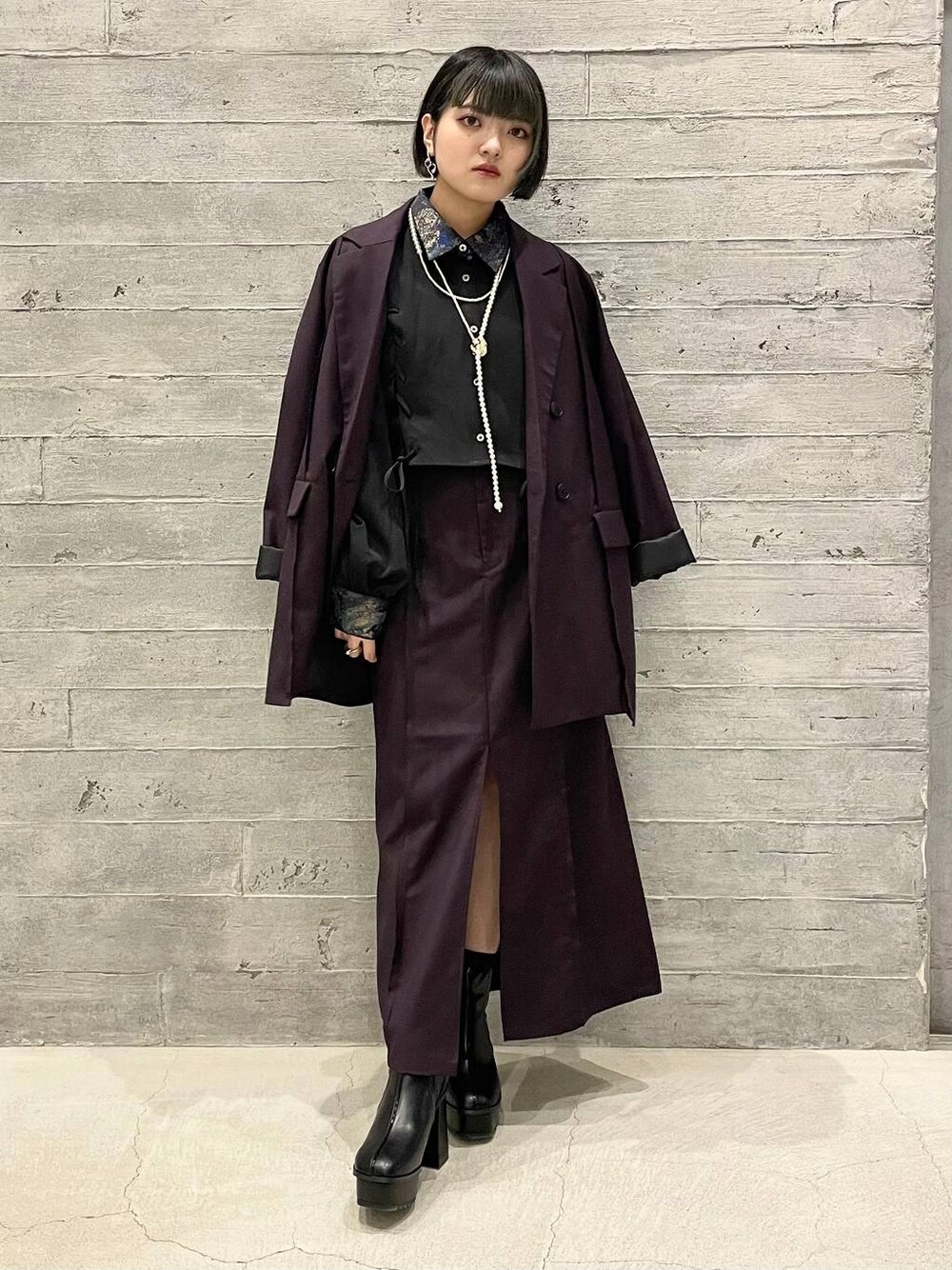 TRカットオフミドルジャケット(HARE)を使った人気ファッション