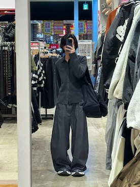 「GRANCY（グランシー）のアイテム」を使った、内緒の一郎さん（メンズ・167cm）の冬コーディネート