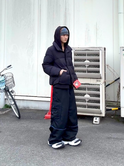 セール】【a2o】パイピングバギーナイロンパンツ（カーゴパンツ）｜a2o