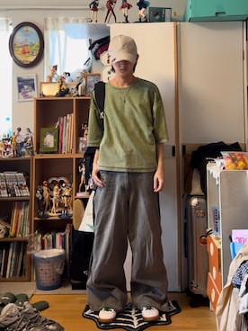 「アイテム（アクセサリー）」を使った、サマーの潮さん（メンズ・167cm）の夏コーディネート