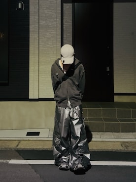 「Parts Lab.（パーツラボ）のアイテム」を使った、内緒の一郎さん（メンズ・167cm）の春コーディネート