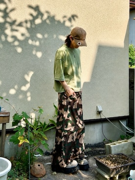 「M's collection（エムズコレクション）のアイテム」を使った、内緒の一郎さん（メンズ・167cm）の夏コーディネート