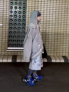 「NEXT IMPULSIVE（ネクストインプルーシブ）のアイテム」を使った、内緒の一郎さん（メンズ・167cm）の冬コーディネート