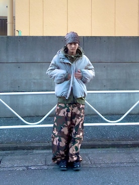 「MSG（エムエスジー）のアイテム（ジャケット/アウター）」を使った、内緒の一郎さん（メンズ・167cm）の冬コーディネート