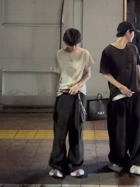 「アイテム（ネックレス）」を使った、サマーの潮さん（メンズ・167cm・20代）の秋コーディネート