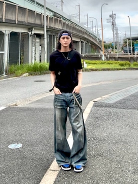 「Lui's（ルイス）のアイテム」を使った、内緒の一郎さん（メンズ・167cm）の秋コーディネート