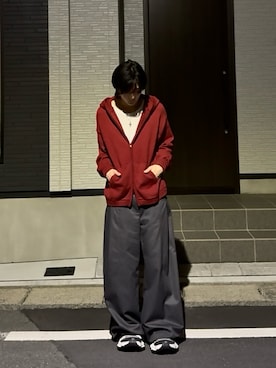 「BALENCIAGA（バレンシアガ）のアイテム」を使った、内緒の一郎さん（メンズ・167cm）の春コーディネート