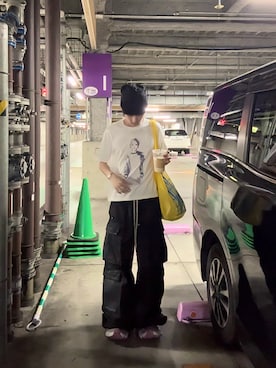 「バレンシアガ」｜内緒の一郎さん（メンズ・167cm）の秋コーディネート