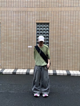 「アイテム（ウォレットチェーン）」を使った、サマーの潮さん（メンズ・167cm）の秋コーディネート