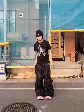 「stussy」｜サマーの潮さん（メンズ・167cm）の秋コーディネート