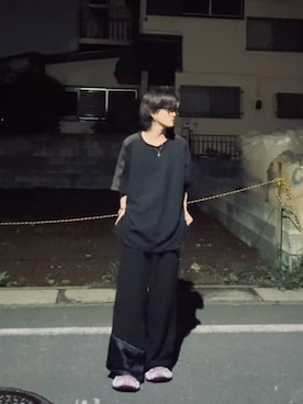 「アイテム（スラックス）」を使った、サマーの潮さん（メンズ・167cm・20代）の夏コーディネート