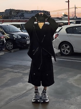 「GRANCY（グランシー）のアイテム（帽子）」を使った、内緒の一郎さん（メンズ・167cm）の春コーディネート