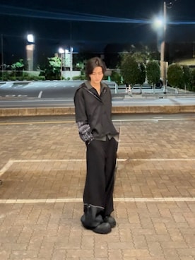 「BALENCIAGA（バレンシアガ）のアイテム」を使った、サマーの潮さん（メンズ・167cm）の秋コーディネート