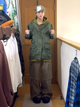 内緒の一郎さん（メンズ・167cm）の冬コーディネート