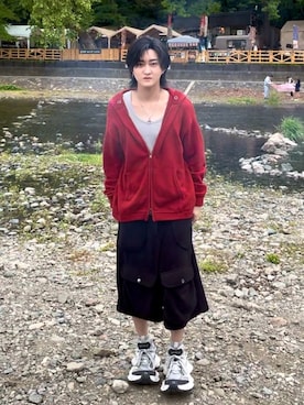 「Parts Lab.（パーツラボ）のアイテム」を使った、内緒の一郎さん（メンズ・167cm）の春コーディネート