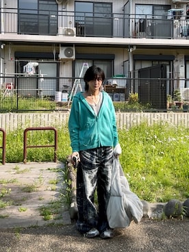 「GRANCY（グランシー）のアイテム（バッグ）」を使った、内緒の一郎さん（メンズ・167cm）の春コーディネート