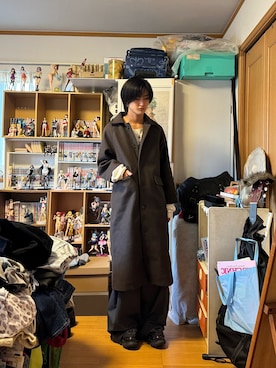 「M's collection（エムズコレクション）のアイテム」を使った、内緒の一郎さん（メンズ・167cm）の春コーディネート