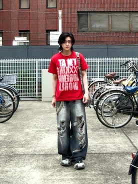 GRANCY】ZipDesign Buggy DenimPants / ジップデザイン バギーデニム