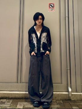 「M's collection（エムズコレクション）のアイテム」を使った、内緒の一郎さん（メンズ・167cm）の夏コーディネート