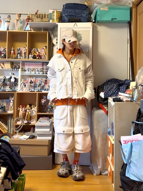 GRANCY（グランシー）の「【GRANCY】Sweat Docking Design Damage