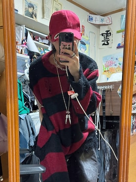 「アイテム（アクセサリー）」を使った、サマーの潮さん（メンズ・167cm）の秋コーディネート