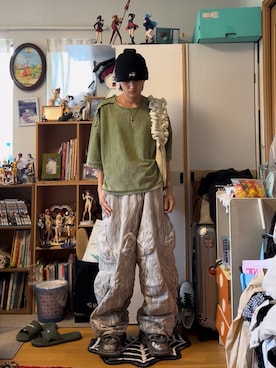 「アイテム（ニットキャップ/ビーニー）」を使った、サマーの潮さん（メンズ・167cm）の夏コーディネート