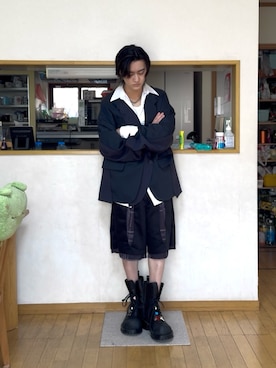 内緒の一郎さん（メンズ・167cm）の春コーディネート