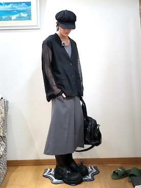 「CASPER JOHN（キャスパージョン）のアイテム」を使った、内緒の一郎さん（メンズ・167cm）の秋コーディネート