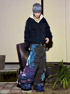 a2o】パイピングバギーブルゾンを使った人気ファッション