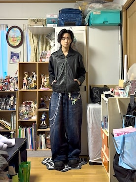 内緒の一郎さん（メンズ・167cm）の冬コーディネート