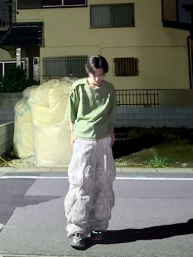 「アイテム（トップス）」を使った、サマーの潮さん（メンズ・167cm・20代）の夏コーディネート
