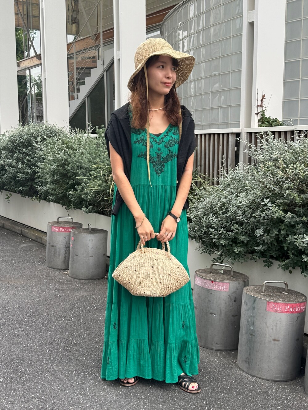 LA MARINE FRANCAISE 赤 帆船柄 七分袖 Aラインワンピース LA MARINE FRANCAISE 赤 帆船柄 七分袖 Aラインワンピース