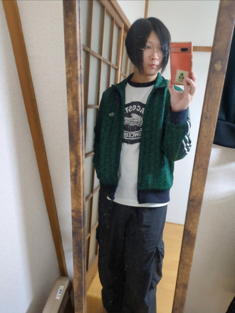 LACOSTE グリーン ジャージUS xs LACOSTE ラコステ ジャージ トレーニングウェア 日本Lサイズ相当