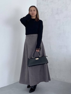 「アイテム（ニット/セーター）」を使った、maikoko5さん（レディース・158cm・40代）の秋コーディネート