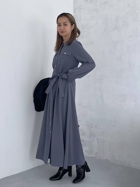 「アイテム（ワンピース/ドレス）」を使った、maikoko5さん（レディース・158cm・40代）の秋コーディネート